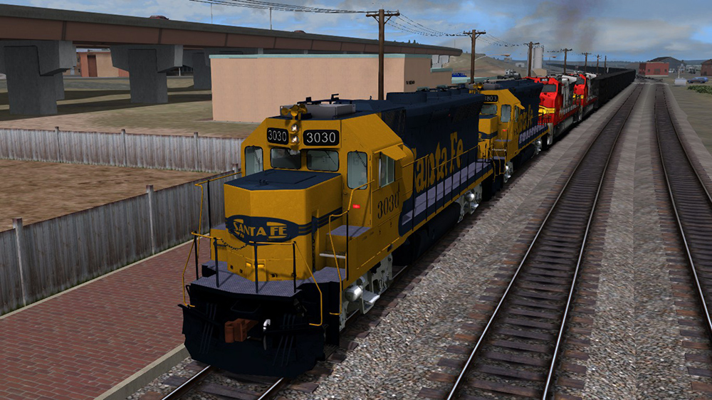 EMD GP40X ATSF Locomotive